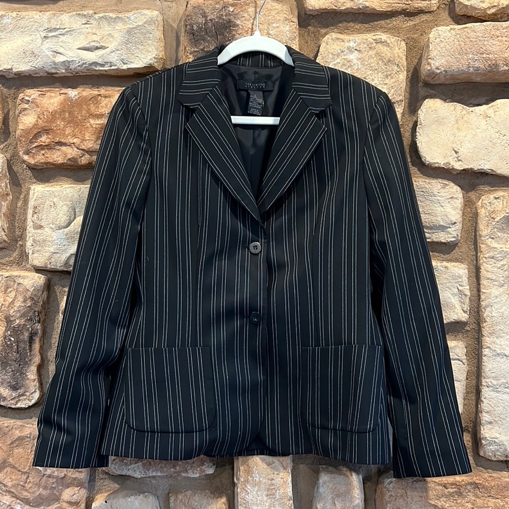 The Limited pinstriped blazer size l